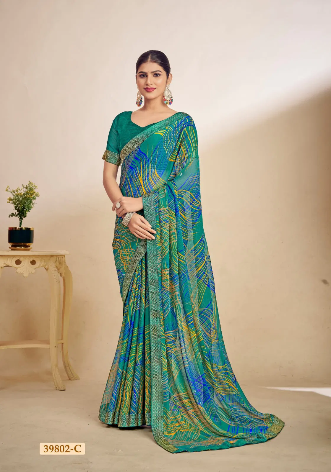 Simayaa Vol 29 By Ruchi Chiffon Daily Wear Saree Exporters In India